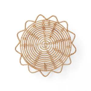 Sustainable Natural <b>Rattan</b> <b>Placemat</b> Handmade In Vietnam For Dining Table Use And Eco Friendly Table Styling - Product Image 1