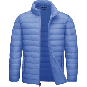 Vestes légères à col montant pour hommes Manteau d'hiver résistant à l'eau, décontracté et sportif, isolé pour les voyages et la randonnée - Product Image 6