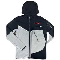 Usine printemps avec automne Crop Survêtement Hommes Tech Ensemble de survêtement pour hommes Logo personnalisé Jogging Sportswear