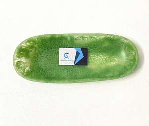 Plateau de service en bois et résine de qualité supérieure décoratif grands plateaux de service ronds en résine vaisselle plateau en résine pour la maison hôtel - Product Image 5