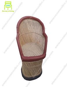 Chaise en bambou écologique faite à la main au design moderne Chaise Sarkanda pour salon Jardin Parc Villa Cour - Product Image 4