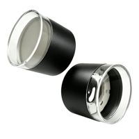 Spot encastré LED GX53 moderne anti-éblouissement réglable en aluminium pour maison et bureau, lampe de plafond IP44 à commande tactile