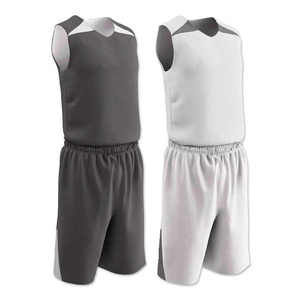 New Design Basketball Uniforms <b>Hot</b> Selling Basketball Wear Kids Quick Dry Sublimated Basketball Uniform Set - Product Image 2