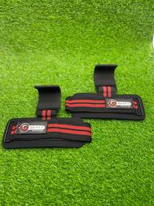 Heavy-Duty Adjustable Vibrating High <b>Stretch</b> Lightweight ABS Wrist <b>Band</b> Padded Grip Enhancing Deadlift Pull-Up Straps - Product Image 2