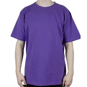 Camisetas Casuales de Verano para Hombre, de Alta Calidad, 100% Algodón, Ligeras, de Color Sólido - Product Image 1