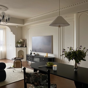 Mobile <span class=keywords><strong>TV</strong></span> Sospeso in Noce Stile Mid-Century Modern Personalizzabile |   Mobile <span class=keywords><strong>TV</strong></span> Minimalista per Soggiorno - Product Image 4