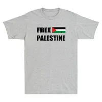 Camiseta con Estampado 3D de la Bandera de Palestina, Estilo Nuevo, Oferta de Otoño, 100% Algodón, Personalizada, Camisetas Free Gaza
