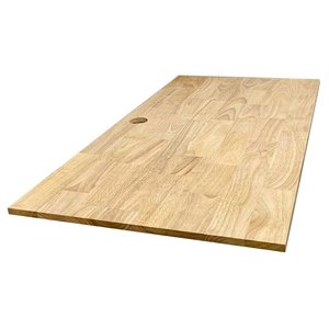 Tablero de Madera de Caucho Color Madera Natural con Acabado PU MB001 Diseño Rústico para Muebles de Nogal, Arce, Roble, Haya, Pino y Teca - Product Image 1