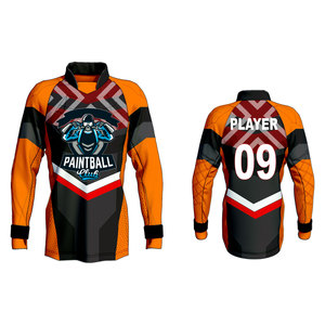 Maillots de paintball en polyester 100% sublimés, respirants, résistants aux chocs, entièrement personnalisables, logo personnalisé, vêtements - Product Image 6