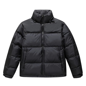 Chaqueta acolchada de hombre de mejor diseño 2025, abrigo de burbujas grueso ajustado cálido de invierno de alta calidad, prendas de vestir exteriores, estilo informal con cuello levantado - Product Image 1