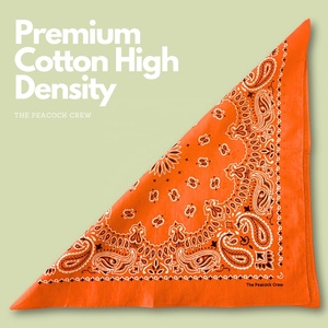 Bandanas classiques en coton respirant, foulard pour la tête, couvre-chef élégant unisexe pour le sport, les activités de plein air et les voyages - Product Image 4