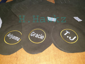 Gant de fauconnerie personnalisé avec votre propre logo, motif uni, respirant, en Cordura, unisexe, pour la chasse, avec logo brodé - Product Image 2