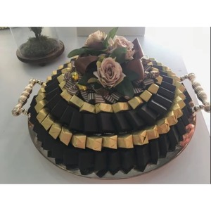 Elegant Modern Metal Tray for Casual & Formal Events Preserves Chocolate Quality with Cool Touch Design - Product Image 2