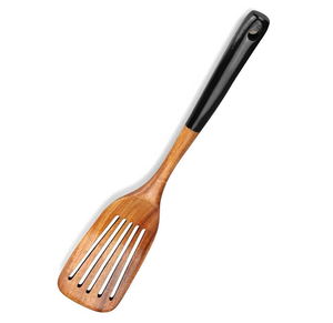 Metier diseño elegante espátula de cocina de madera duradera con mango de agarre de mano largo y resbaladizo cocina esencial por glowin fashion - Product Image 4