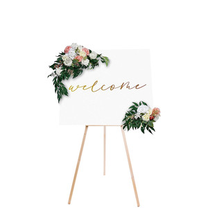 EASEL66NA - Wooden Floral <b>Easel</b>, Natural Wood - 66 (12 pcs) - Product Image 4