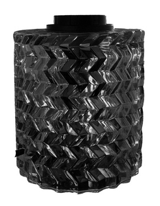 Base per dessert in cristallo nero E27 100x120mm. (F-Bright 1900701-CR) - Product Image 1