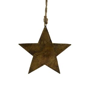 Estrella colgante de Navidad, artículo decorativo de Metal de corte, venta al por mayor, estrella personalizada de alta calidad, adorno colgante festivo - Product Image 3