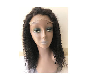 100% Raw sin procesar profundo rizado 4x4 Cierre peluca extensión de cabello humano sin procesar de origen de la India fabricante para la venta - Product Image 1