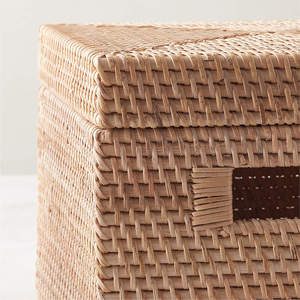 100% Handmade Top Quality Sustainable Natural Eco-friendly <b>Rattan</b> <b>Storage</b> <b>Box</b> with Lid Made From the Top Wholesale Factory - Product Image 4
