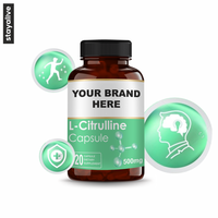Murni & Natural l-citrulline suplemen | Kapsul kesehatan & energi | (60,90,120 kapsul)