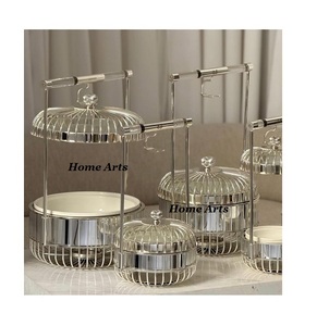 Plato de frotamiento personalizado con forma y tamaño, diseño elegante, plato de frotamiento de buffet de comida de acero inoxidable de la India - Product Image 6