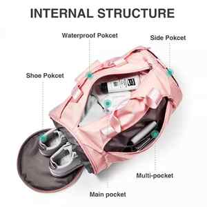 2024 Most Selling High Quality Waterproof Large Capacity <b>Foldable</b> <b>Travel</b> <b>Bag</b> Duffle <b>Bag</b> Women with Compartment - Product Image 5