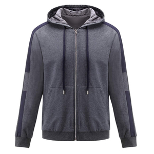 Survêtement de football unisexe XXL à manches longues avec logo personnalisé Vêtements de sport de gymnastique d'hiver avec fermeture éclair sur le côté Ensemble survêtement imprimé Hommes Femmes - Product Image 3