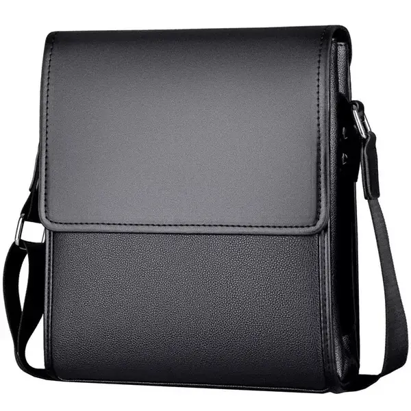 SAQIDAISHU Men's Leather Bbriefcase Tote Bag Male Laptop Business Men Handbag