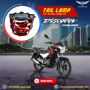 Feu arrière de marque indienne de qualité authentique pour Bajaj Discover 100M 125M, pièces détachées pour deux-roues à vendre en Colombie - Product Image 2