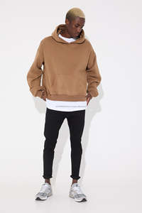 Sweat-shirt pour homme en coton lourd de qualité supérieure, surdimensionné, thermique, imprimé personnalisé, pull en coton, sweat-shirts personnalisés, vente en gros - Product Image 2