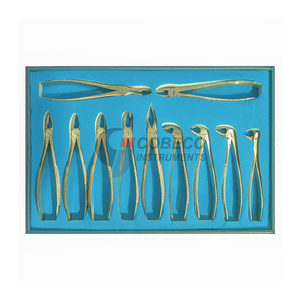 Kit de Fórceps de Extracción, Instrumentos Profesionales de Acero Inoxidable, Estériles, Autoclavables, para Cirugía Dental y Médica - Product Image 1