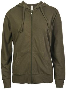 Latesty diseño de las mujeres de invierno de manga larga con cremallera sudaderas con capucha - Product Image 6