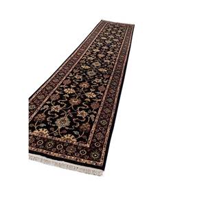Gulnar Hand Knotted Wool Rug Grey Black Floral Pattern for Home Living Room Decorations Puzzle Hallway <b>Carpet</b>-Big Size Skwl-562 - Product Image 2