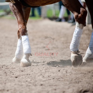 ผ้าพันป้องกันการฝึกลายม้าโปโลแผ่นบุนวมดีไซน์ทนทานสำหรับการห่อตัวขี่ม้าที่ติดทนนาน - Product Image 5