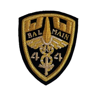 Premium Quality High Manufacture Fashion Bullion Wire <b>Badges</b> New Design Fashion Bullion Wire <b>Badges</b> Customized Fashion patch#444 - Product Image 4