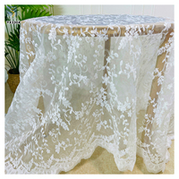 YX330 Lolita Prix de gros 100% Polyester Blanc Soie de lait Dentelle soluble dans l'eau Organza Broderie Tissu