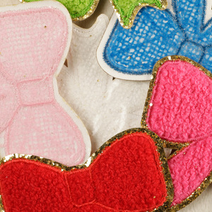 Parches de Letras de Chenilla para Niñas, Bordados con Logotipo Termoadhesivo de PU Ecológico, Modelo 2026 - Product Image 3