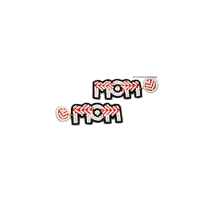 Pendientes de Moda con Cuentas de Equipos de Béisbol AP CURATED COUTURE, Estilo Lujoso y Vintage para el Día del Deporte - Product Image 2