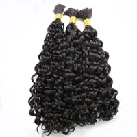 Extensions de cheveux Remy birmans de haute qualité pour tressage de cheveux humains, à double tirage, au prix de gros