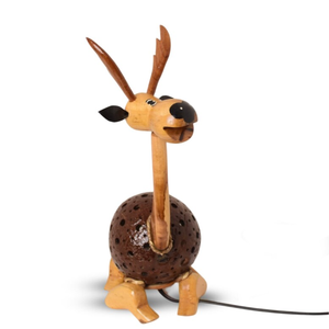 Nuevo diseño natural de madera de coco decoraciones de animales regalo divertido para niños decoraciones de mesa hechas a mano en Vietnam - Product Image 3