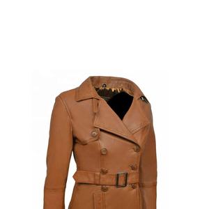 Chaqueta de Cuero Tipo Bomber de Alta Calidad al por Mayor para Hombre - Product Image 4