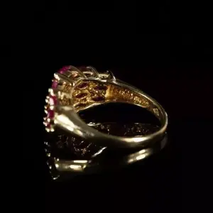 Bague de fiançailles élégante en argent sterling avec diamant moissanite Tishya pour femme, coupe marquise, idéale pour les propositions de mariage et les cocktails - Product Image 4