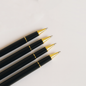 Bolígrafo de Metal Grabado Personalizado de Lujo de la Serie Negra para Regalo - Product Image 6