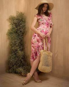 Vestido con estampado floral de algodón con bloque de mano indio, vestido personalizado para novia, regalo de boda, ropa de verano, Vestido corto - Product Image 1