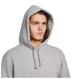 Sweat à capuche oversize pour homme en coton mélangé, respirant, en molleton mélangé, uni, teint, hiver, 100% coton, doux, confortable, forme - Product Image 3