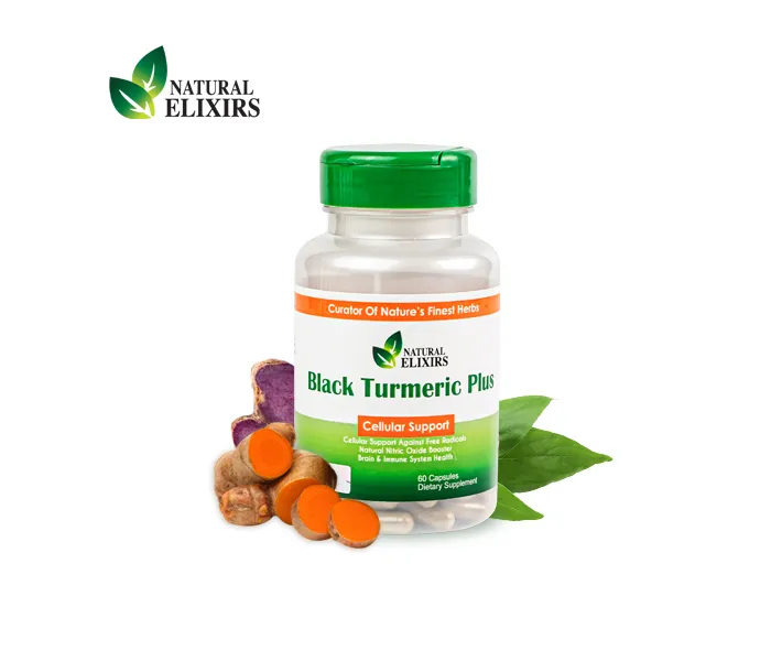 Wholesale Price Herbal Supplements Black Turmeric Plus to Improve Digestive Function with Anti-Inflammatory Benefit