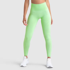 2025 femmes taille haute Scrunch bout à bout Compression sans couture formation Leggings conception personnalisée maigre jambières d'exercices pour adultes - Product Image 4