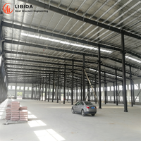 Structure en acier préfabriquée légère et économique, sur mesure, à plusieurs étages, pour hangar industriel, bureau, commerce, usine, soudage