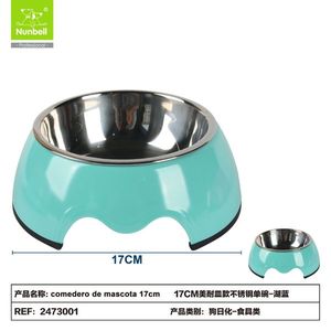 Ciotola per Animali Domestici in Acciaio Inox e Plastica, Prodotta da Fabbricante Professionale - Product Image 3
