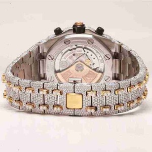 Reloj de Lujo para Hombre con Diamantes Cultivados en Laboratorio VVS, Acero Inoxidable, Reloj Inteligente de Moda con Pantalla Inteligente y Cristal - Product Image 3